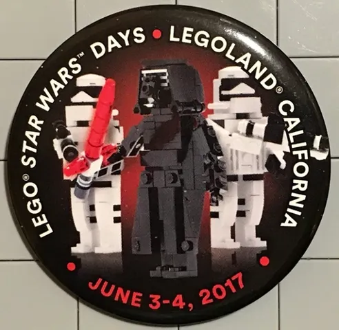 Pin, LEGO Star Wars Days LEGOLAND California June 3-4, 2017