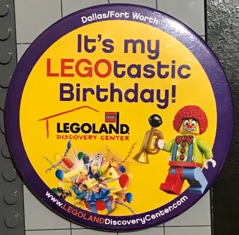 Pin, It's my LEGOtastic Birthday!