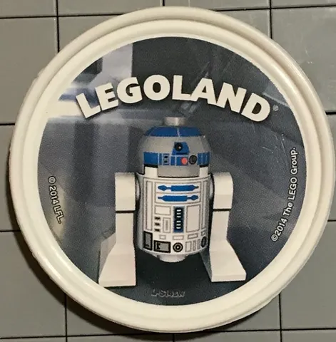 Pin, LEGOLAND Star Wars R2-D2 2 Piece Badge