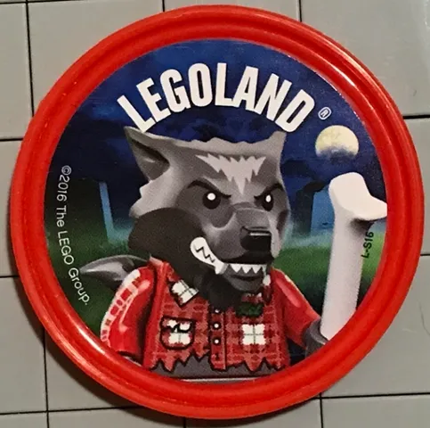 Pin, LEGOLAND Wolf Guy 2 Piece Badge
