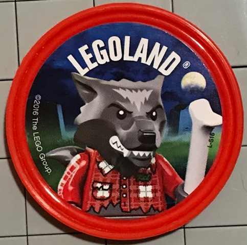 Pin, LEGOLAND Wolf Guy 2 Piece Badge
