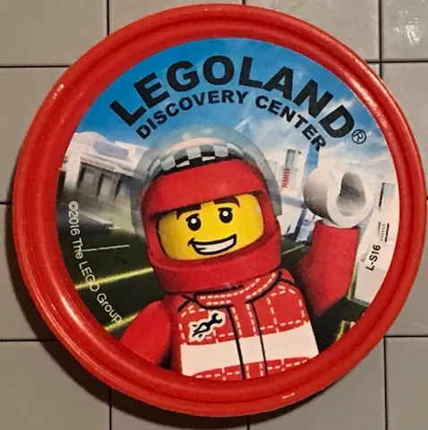 Pin, LEGOLAND Discovery Center Race Car Driver 2 Piece Badge