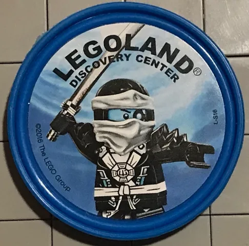 Pin, LEGOLAND Discovery Center NINJAGO Zane 2 Piece Badge