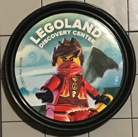 Pin, LEGOLAND Discovery Center NINJAGO Kai 2 Piece Badge