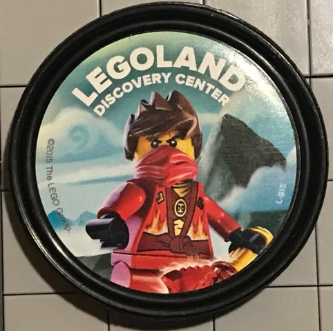 Pin, LEGOLAND Discovery Center NINJAGO Kai 2 Piece Badge