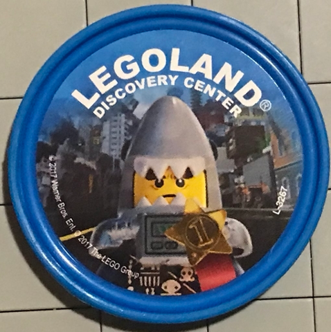 Pin, LEGOLAND Discovery Center Shark Army General 2 Piece Badge