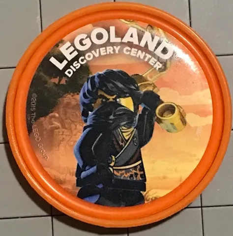 Pin, LEGOLAND Discovery Center NINJAGO Cole with Hair 2 Piece Badge