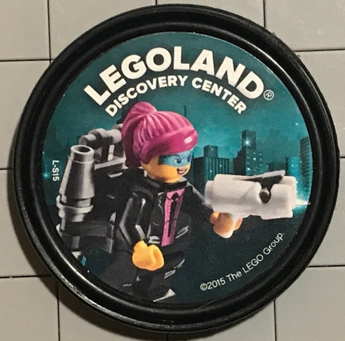 Pin, LEGOLAND Discovery Center Agent Caila Phoenix 2 Piece Badge