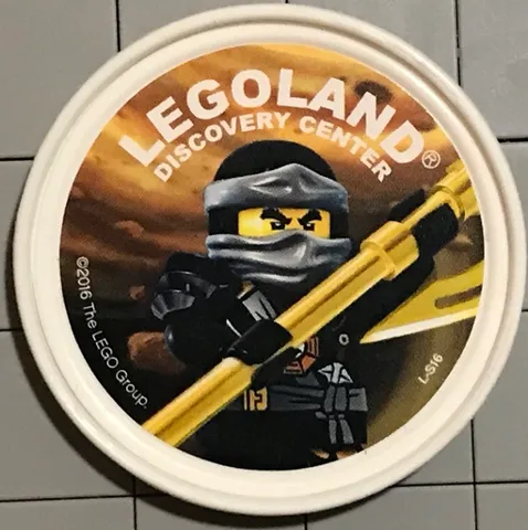Pin, LEGOLAND Discovery Center NINJAGO Cole with Head Wrap 2 Piece Badge
