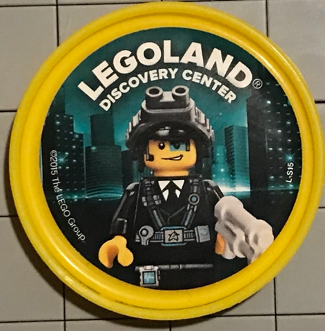 Pin, LEGOLAND Discovery Center Agent Curtis Bolt 2 Piece Badge
