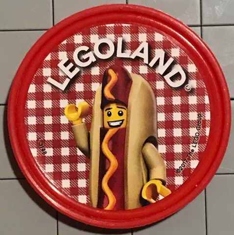 Pin, LEGOLAND Hot Dog Man 2 Piece Badge