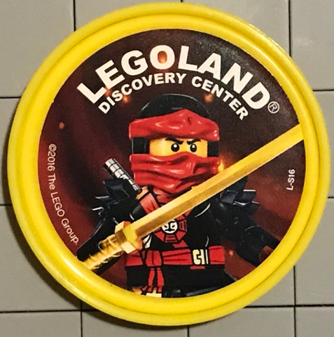 Pin, LEGOLAND Discovery Center NINJAGO Kai with Head Wrap 2 Piece Badge