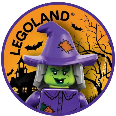 Pin, LEGOLAND Witch 2 Piece Badge