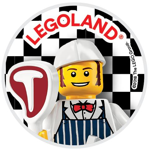 Pin, LEGOLAND Butcher 2 Piece Badge