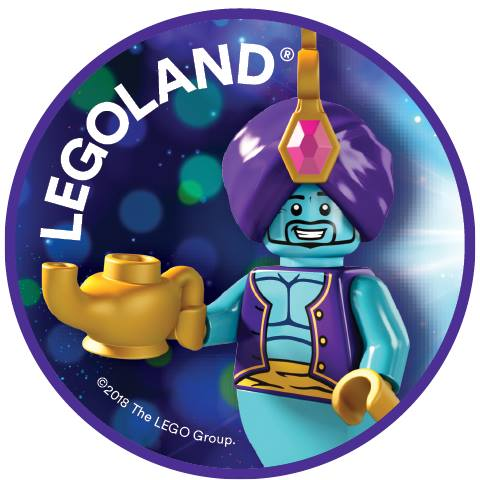 Pin, LEGOLAND Genie 2 Piece Badge