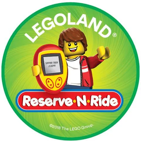 Pin, LEGOLAND Reserve N Ride 2 Piece Badge