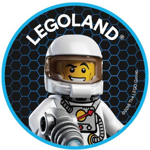 Pin, LEGOLAND Astronaut Male 2 Piece Badge