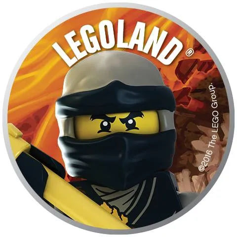 Pin, LEGOLAND NINJAGO Cole Day of the Departed 2 Piece Badge