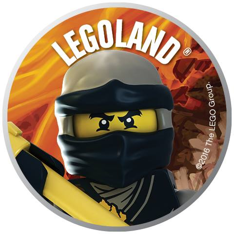 Pin, LEGOLAND NINJAGO Cole Day of the Departed 2 Piece Badge