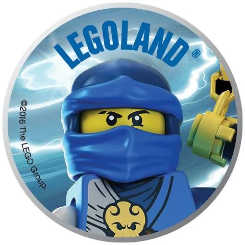 Pin, LEGOLAND NINJAGO Jay Day of the Departed 2 Piece Badge