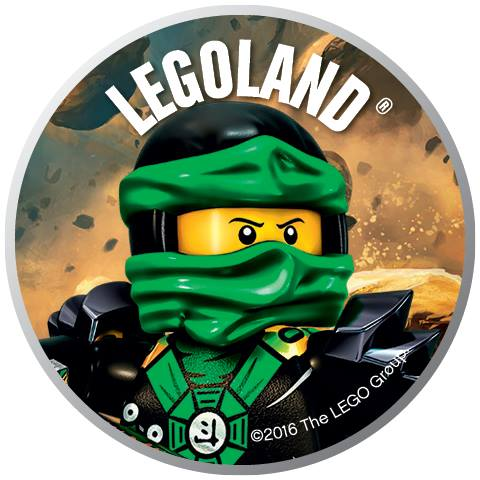 Pin, LEGOLAND NINJAGO Lloyd with Head Wrap 2 Piece Badge