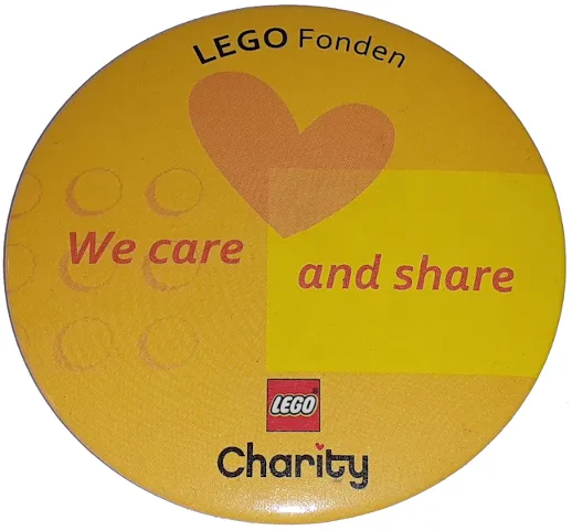 Pin, LEGO Fonden Charity Badge