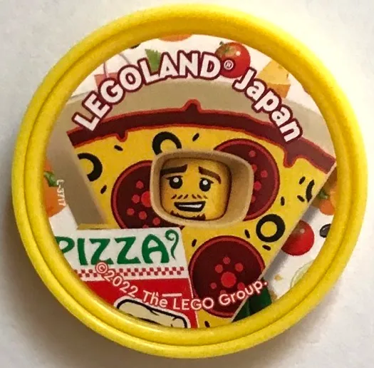 Pin, LEGOLAND Japan Pizza Costume Guy 2 Piece Badge