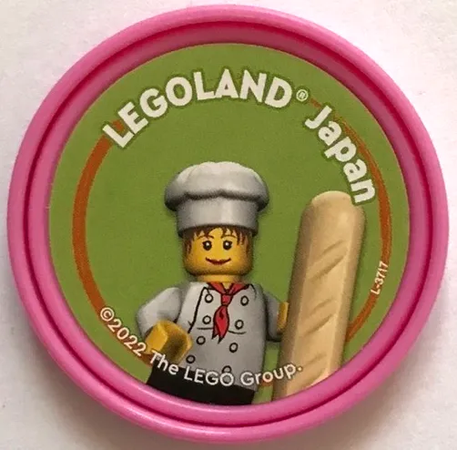 Pin, LEGOLAND Japan Chef with Bread 2 Piece Badge