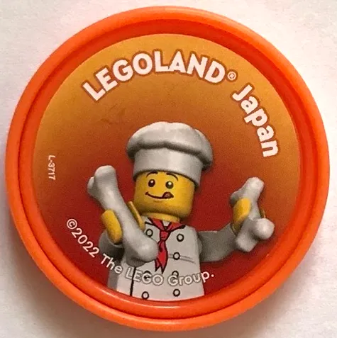 Pin, LEGOLAND Japan Chef with Bones 2 Piece Badge