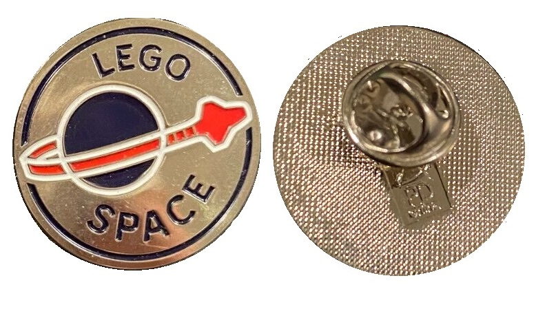 Pin, LEGO Classic Space Logo, Metal (Employee gift)