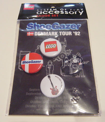 Pin, ShoeGazer Denmark Tour '92 - Badge Set 1