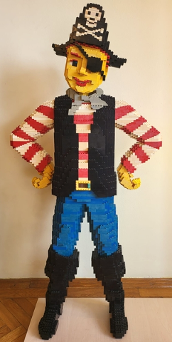 Pirate Captain (Glued)