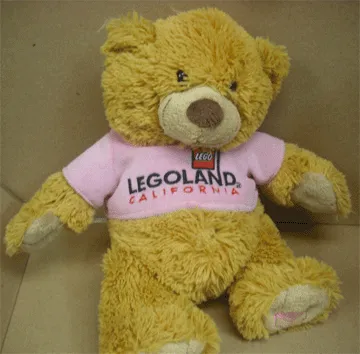 Teddy Bear Plush - LEGOLAND California Pink Shirt