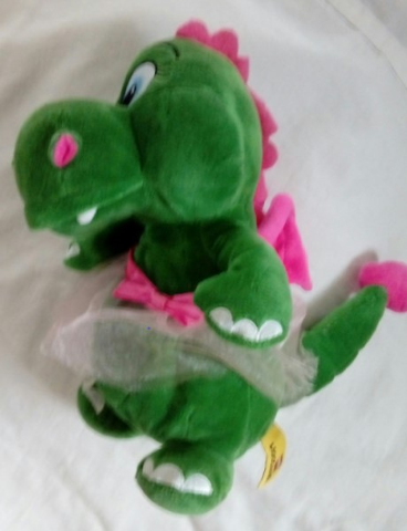 Dragon Plush, Olivia - Pink Skirt with Bow