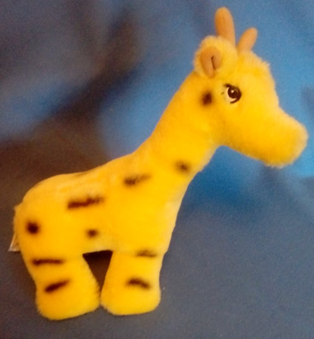 Giraffe Plush - Black Spots, Tan Ossicones