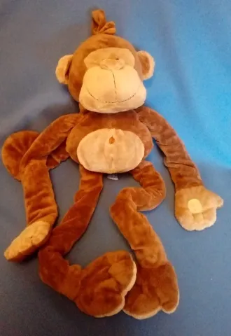 Monkey Plush - Brown with Pull Through Arms / Legs