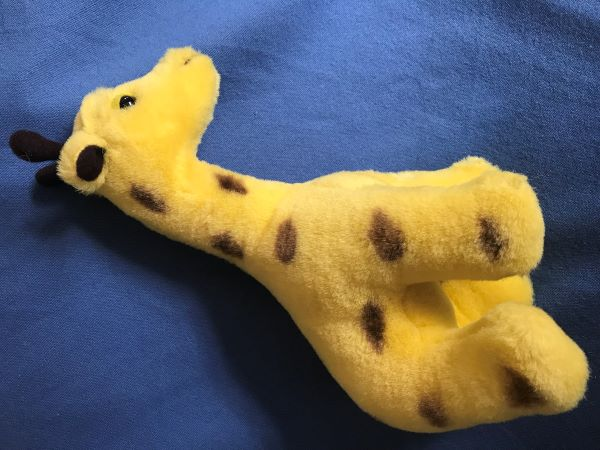 Giraffe Plush - Brown Spots and Dark Brown Horns and Ears