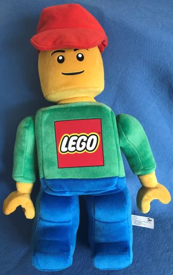 Male Minifigure Plush - LEGO Logo Shirt