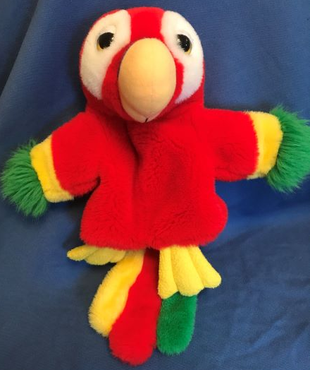Parrot Plush Hand Puppet