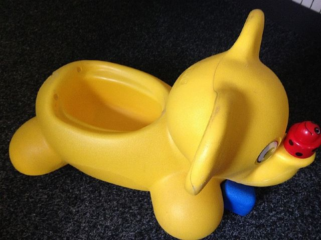 Primo Storage / Riding Elephant with Blue Bow Tie