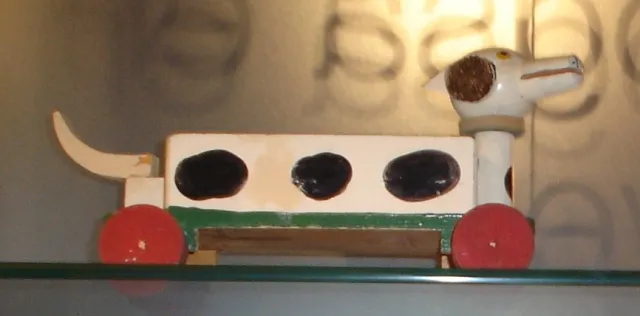 Wooden Pull-Along Dog 2