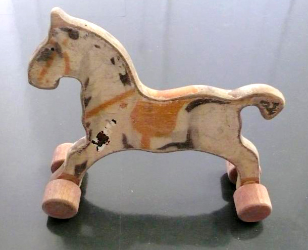 Wooden Pull-Along Horse