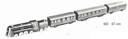 Wooden Pull-Along Locomotive