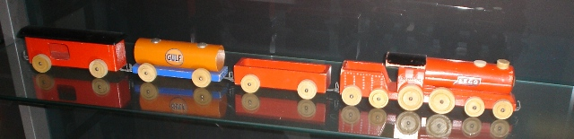 Wooden Pull-Along Train