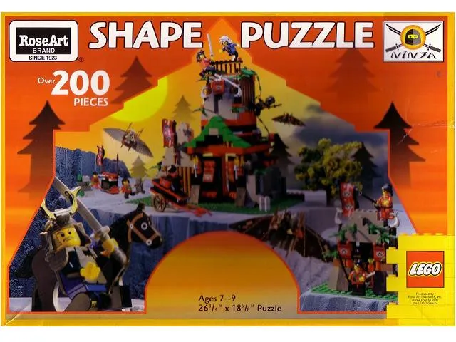 RoseArt 200 Pieces, Ninja Shape Puzzle