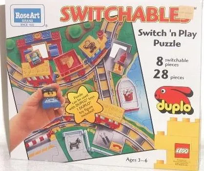 RoseArt Switchables DUPLO Puzzle Train Theme
