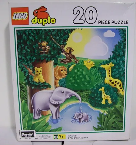RoseArt 20 Pieces, DUPLO Jungle Animals Puzzle