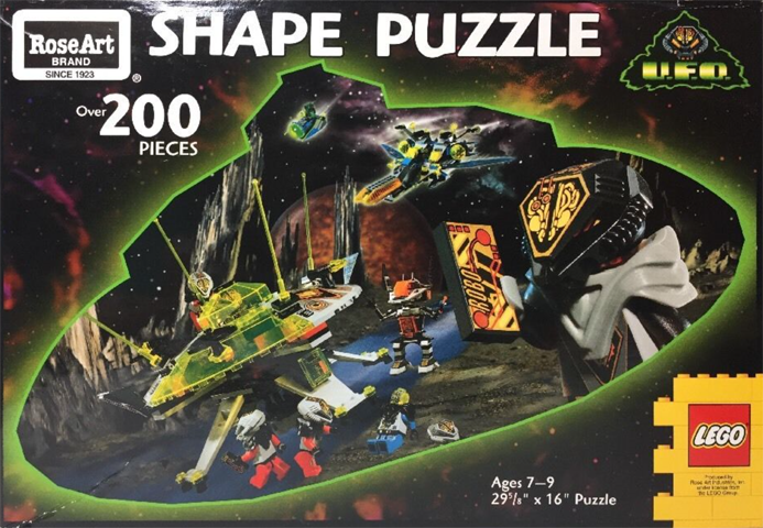 RoseArt 200 Pieces, UFO Shape Puzzle
