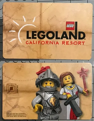 Room Key Card, LEGOLAND California Resort, Knights