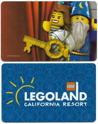 Room Key Card, LEGOLAND California Castle Hotel